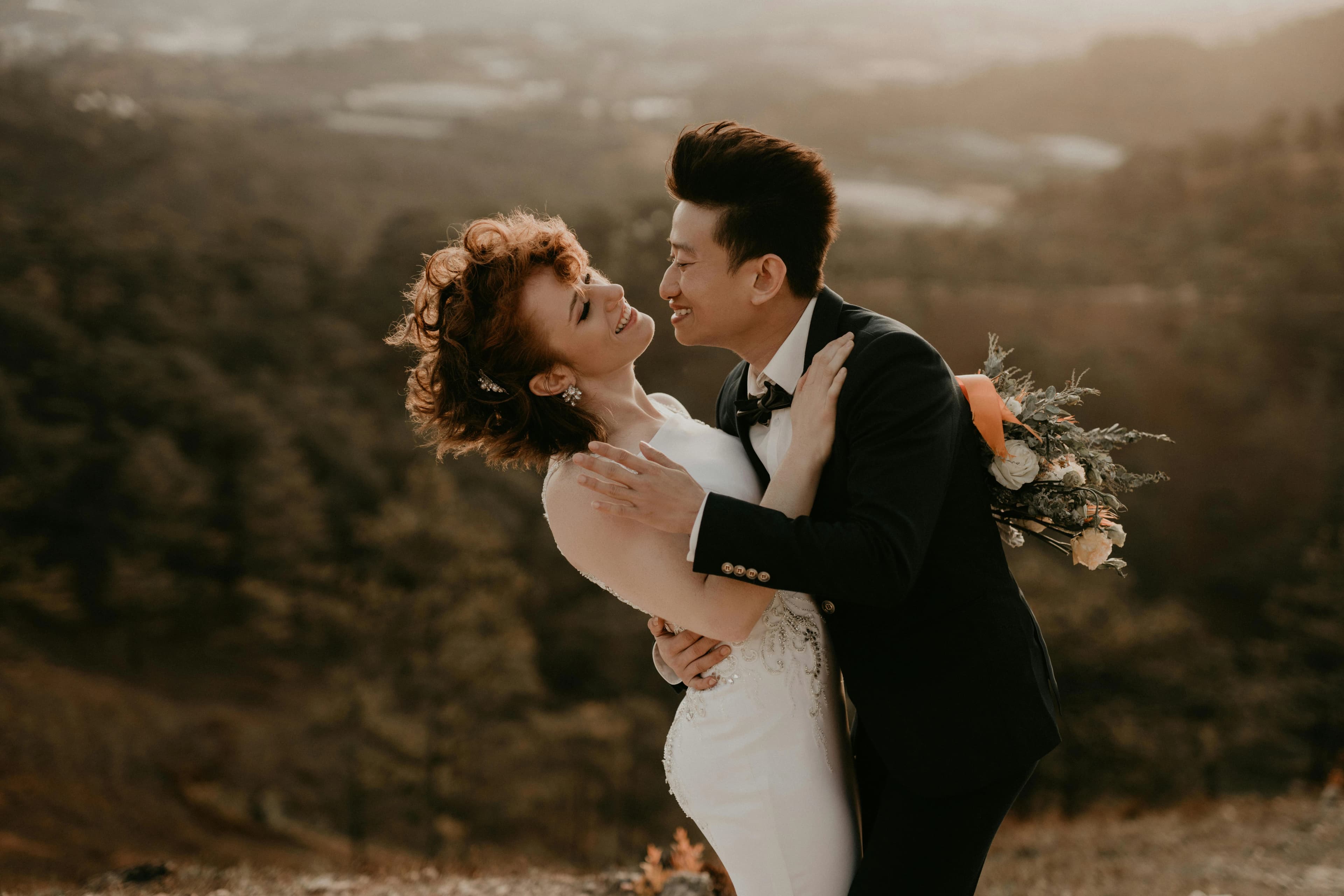 Photographer managing event workflow